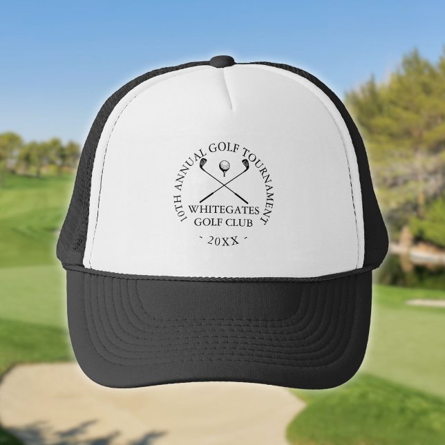 Custom Modern Golf Club Tournament  Trucker Hat (Custom Modern Golf Club Tournament Trucker Hat)