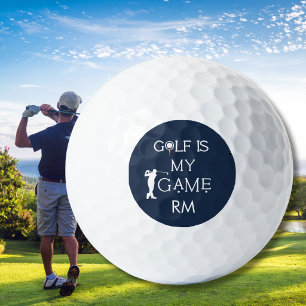 Custom Modern Golf is My Game Personalised Balls