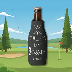 *Custom Modern Golf is My Game Personalised Bottle Cooler