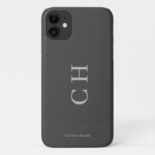 Custom Modern Grey Case-Mate iPhone Case