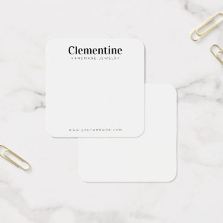 Custom Modern Jewellery Cards