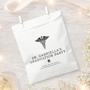 Custom Modern Medical School Doctor Graduation Favour Bags