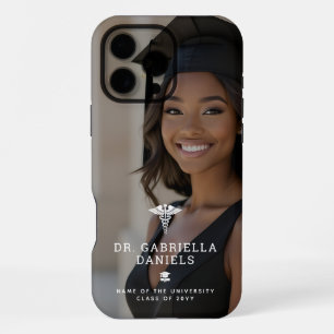 Custom Modern Medical School Doctor Graduation iPhone 16 Pro Max Case
