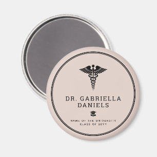 Custom Modern Medical School Doctor Graduation Magnet