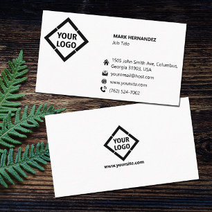 Custom Modern Minimalist Business Card