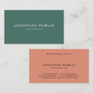 Custom Modern Minimalist Elegant Template Simple Business Card