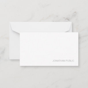 Custom Modern Monogram Elegant Minimalist Template