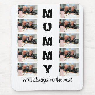 Custom Modern Mum 10 Photo Collage Mouse Pad