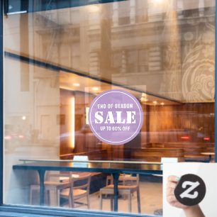 Custom Modern Pastel Purple Business Store Sale