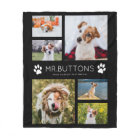 Custom Modern Pet Name Photo Collage Dog Cat Lover