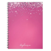 Custom Modern Pink Glitter