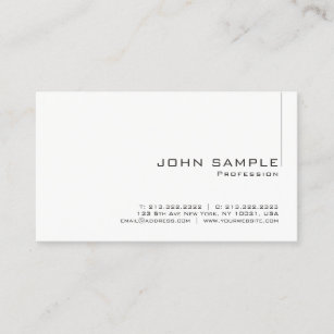 Custom Modern Professional Minimalist Template Business Card