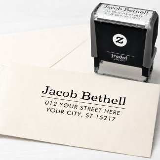 Custom Modern Return Address Self-inking Stamp
