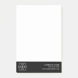 Custom Modern Simple Business Logo Professional  Post-it Notes