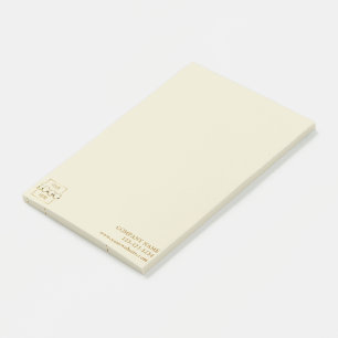 Custom Modern Simple Business Logo Professional  Post-it Notes
