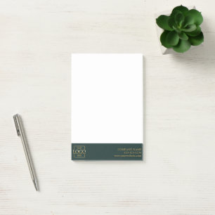 Custom Modern Simple Business Logo Professional Post-it Notes
