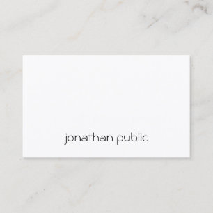 Custom Modern Simple Elegant Professional Template Business Card