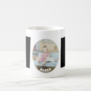 Custom modern simple Mother's Day gift photo Mom Coffee Mug
