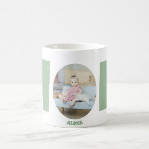 Custom modern simple Mother's Day gift photo Mom Coffee Mug