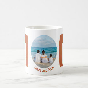 Custom modern simple Mother's Day gift photo Mom Coffee Mug