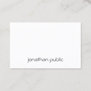 Custom Modern Simple Professional Elegant Template Business Card