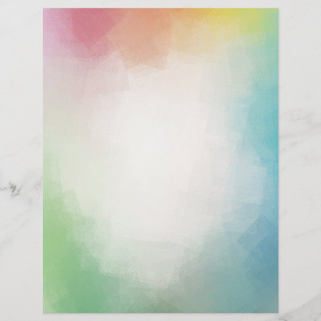 Custom Modern Stylish Colourful Blank Template Letterhead (Front)