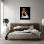 Custom Modern Thin Black Frame  Canvas Print<br><div class="desc">This design is modern, simple, minimalist. It has a built in black thin frame for your favourite picture. It will look amazing on any wall and it is a beautiful custom made gift for any occasion, especially bridal showers, weddings, anniversaries, St Valentine's Day, Christmas, father's day, mothers day, and birthdays....</div>
