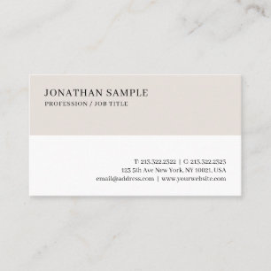 Custom Modern Trendy Simple Elegant Professional Business Card