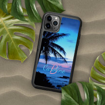Custom Modern Tropical Island Beach Sunset Photo