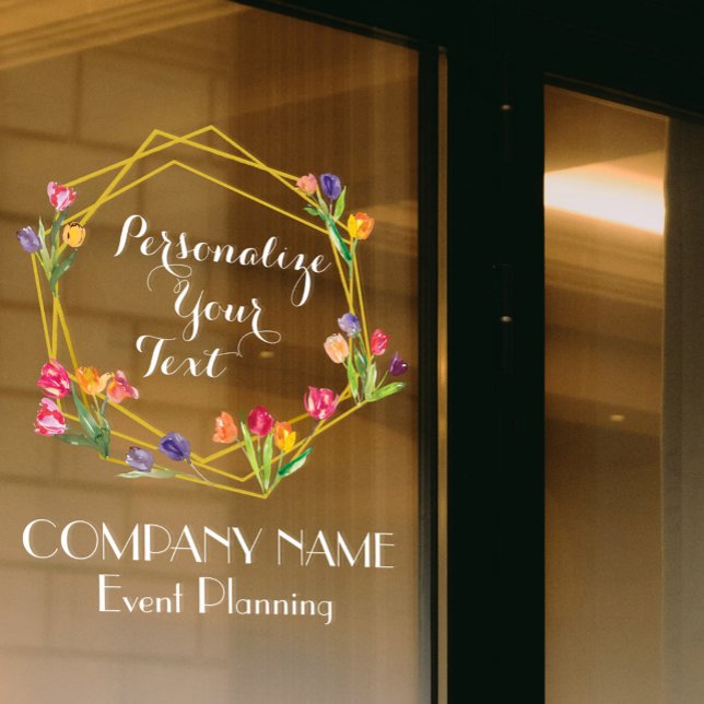 Custom Modern Tulips Gold & Black Event Planning (Creator Uploaded)