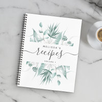 Custom Modern Watercolor Greenery Script Recipe