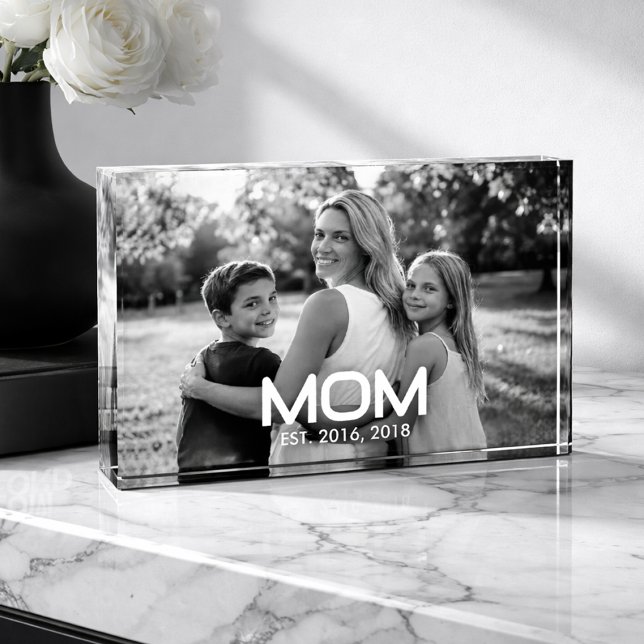 Custom Mom Established Modern Bold Photo Block (Creator Uploaded)