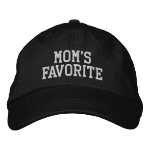Custom Mom's Favorite Her Birthday Gift for him Embroidered Hat