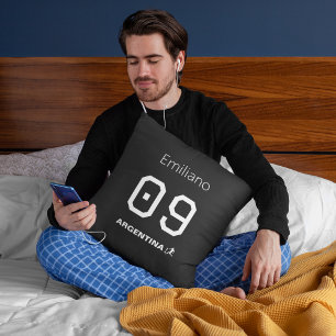 Custom Monochromatic Argentinian National Team  Cushion