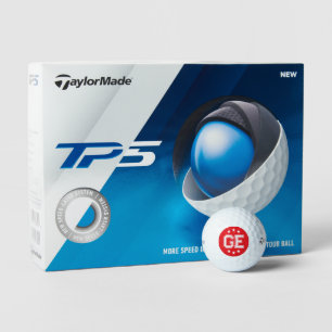 Custom monogram 12x TaylorMade golf ball gift box