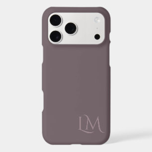 Custom Monogram Berry Taupe
