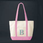 Custom Monogram Block Shadow Initial  Tote Bag<br><div class="desc">Add a bold, stylish touch to your everyday essentials with this Custom Monogram Block Shadow Initial Tote Bag. Featuring a modern block letter design with a shadow effect, this tote is perfect for carrying books, groceries, or daily must-haves. Personalise it with your initial to create a unique accessory or thoughtful...</div>