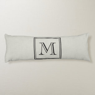 Custom Monogram Body Cushion
