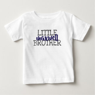Custom Monogram Boys Matching Brothers Baby T-Shirt