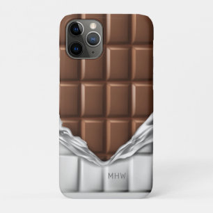 Custom monogram “Chocolate Bar” phone cases