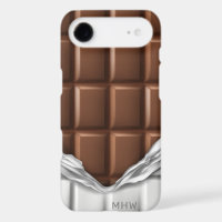 Custom monogram “Chocolate Bar” phone cases