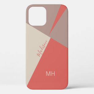 Custom monogram Colour Blocks phone cases
