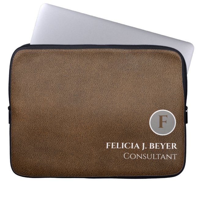 Custom Monogram Electronics Travel Organiser Bag (Front)