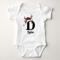 Custom Monogram Family Christmas Plaid Santa Hat