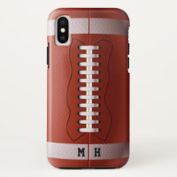 Custom monogram Football phone cases
