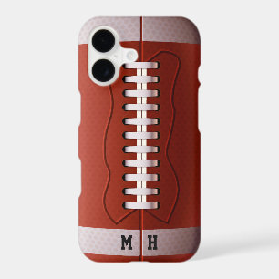 Custom monogram Football phone cases