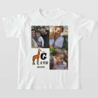 Custom monogram G is for Giraffe cute giraffes