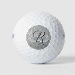 Custom Monogram Golf Balls with Wings - Personal