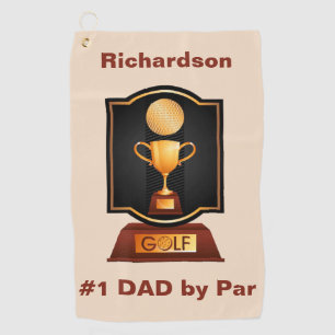 Custom Monogram Golf Towel for Dad