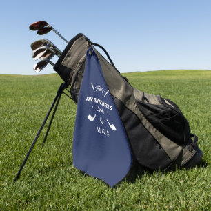 Custom Monogram Golf Towel   Personalised Gift 
